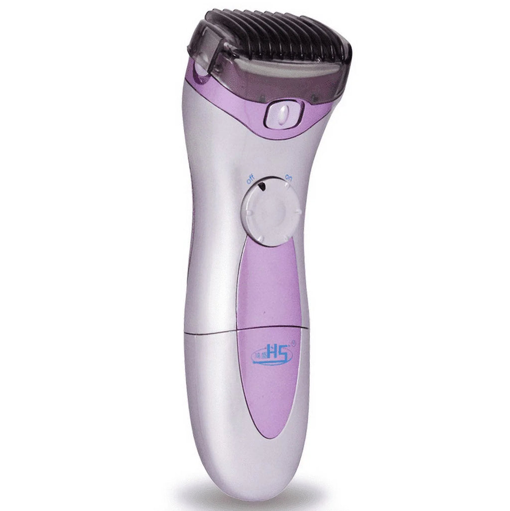 Electric Shaver for Women, Cordless Waterproof Personal Razor Remover Shavers Trimmer Kit for Ladys Legs Face Facial Hair Bikini Area Armpit Body, Purple